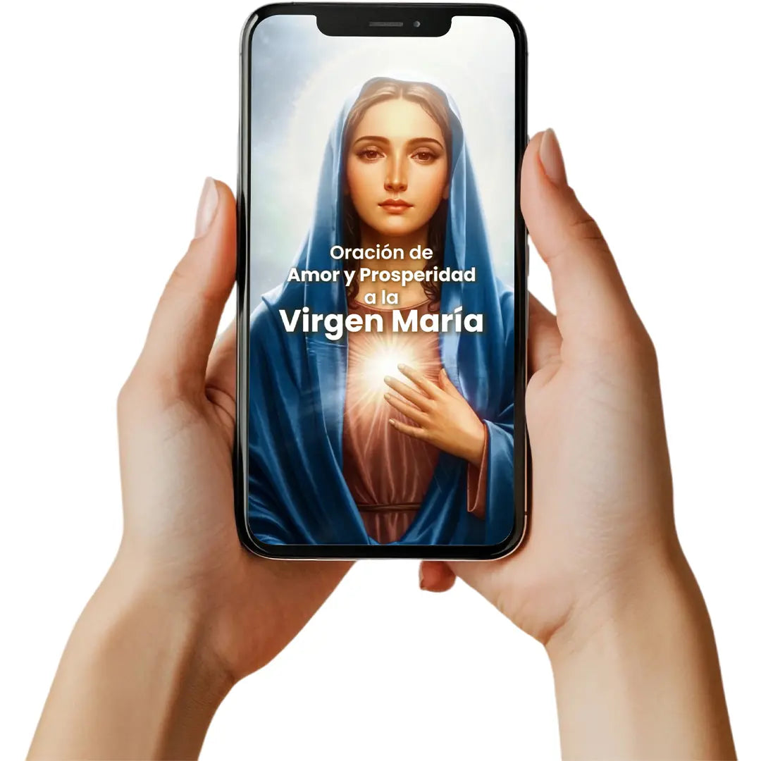 Talismán virtual de amor y prosperidad a la Virgen María