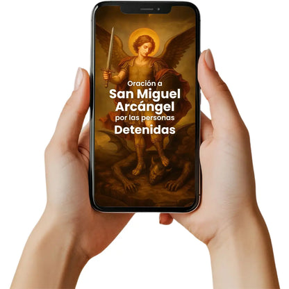 Talismán virtual personas detenidas a San Miguel Arcángel