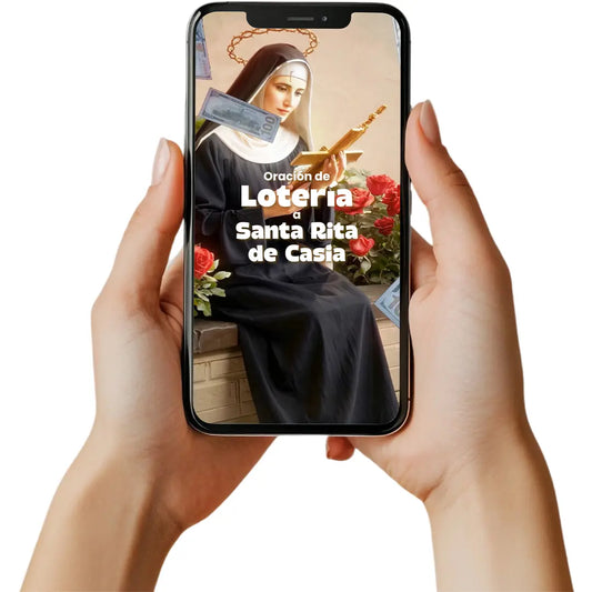 Talismán virtual de lotería a Santa Rita de Casia