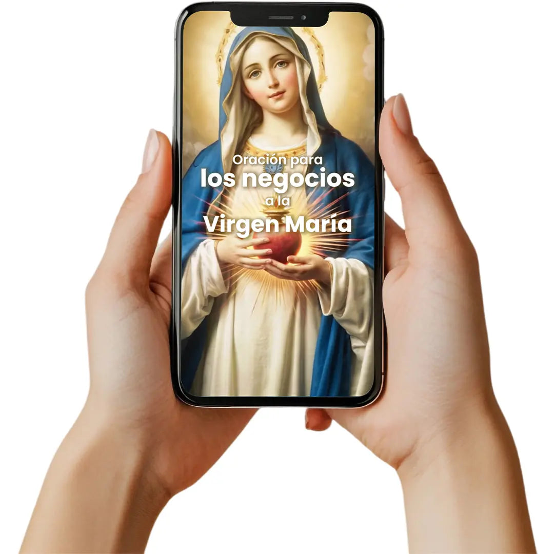 Talismán virtual de negocios a la Virgen María