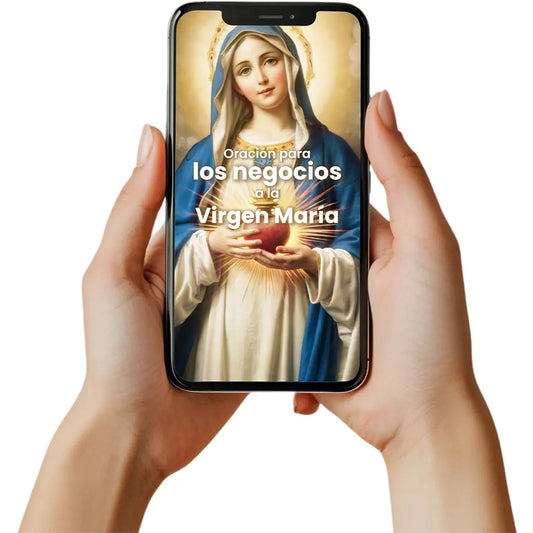 Talismán virtual de negocios a la Virgen María