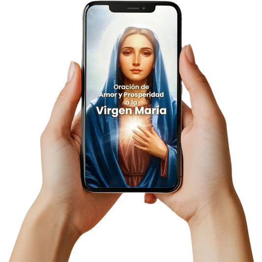 Talismán virtual de amor y prosperidad a la Virgen María