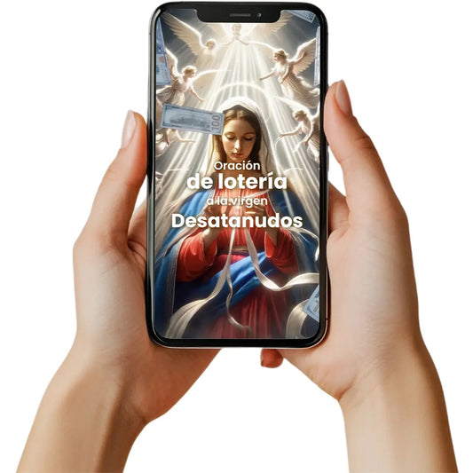 Talismán virtual de lotería a la Virgen Desatanudos