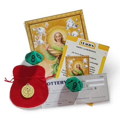 Kit de dados de loteria + sementes de mostarda grátis