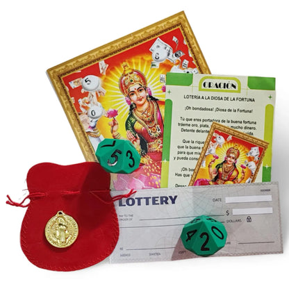 Kit de dados de loteria + sementes de mostarda grátis