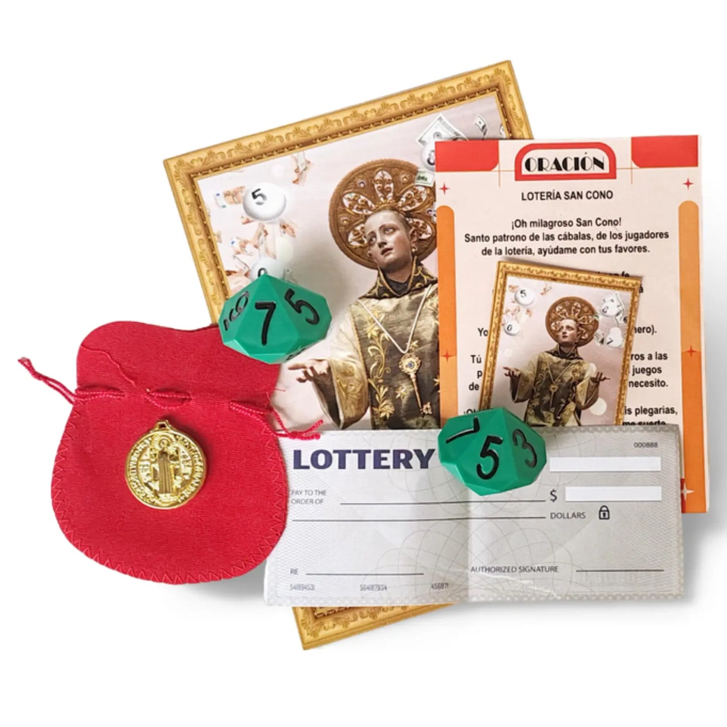 Kit dados de lotería + Semilla de mostaza de regalo